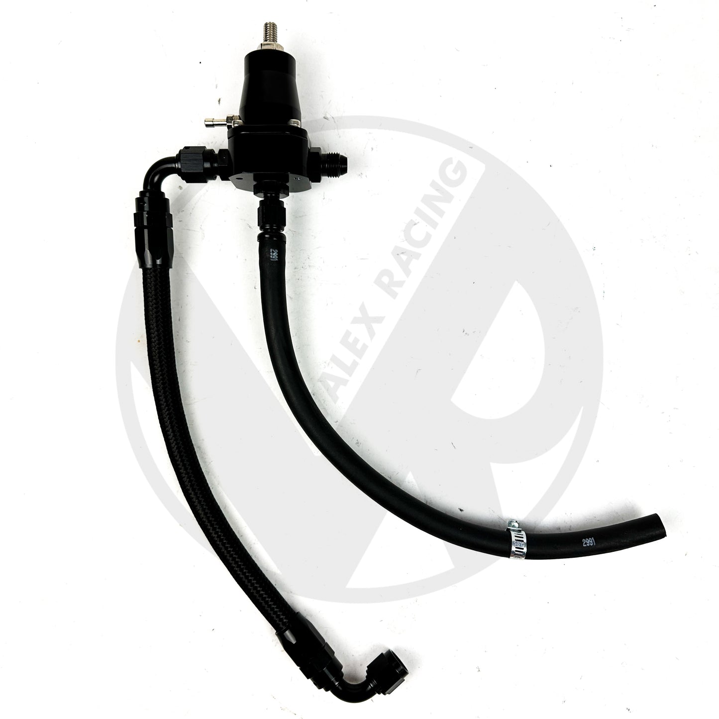 D Series Fuel Tuck System with Wrinkle Black Fuel Rail & K Tuned Filter for Honda Civic D16Y8 Y7 3 BOLT