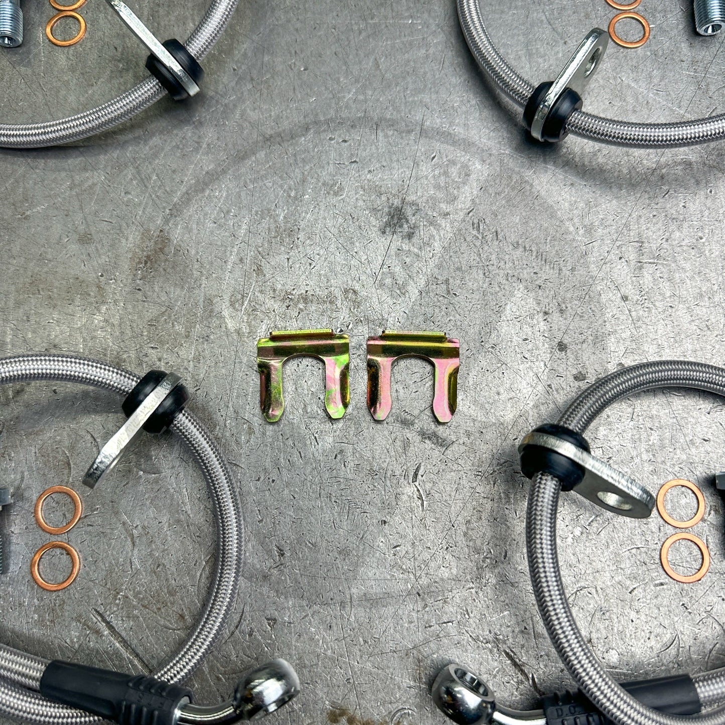 Stainless Steel Front and Rear Brake Line Replacement Kit 06-11 Honda Civic Si