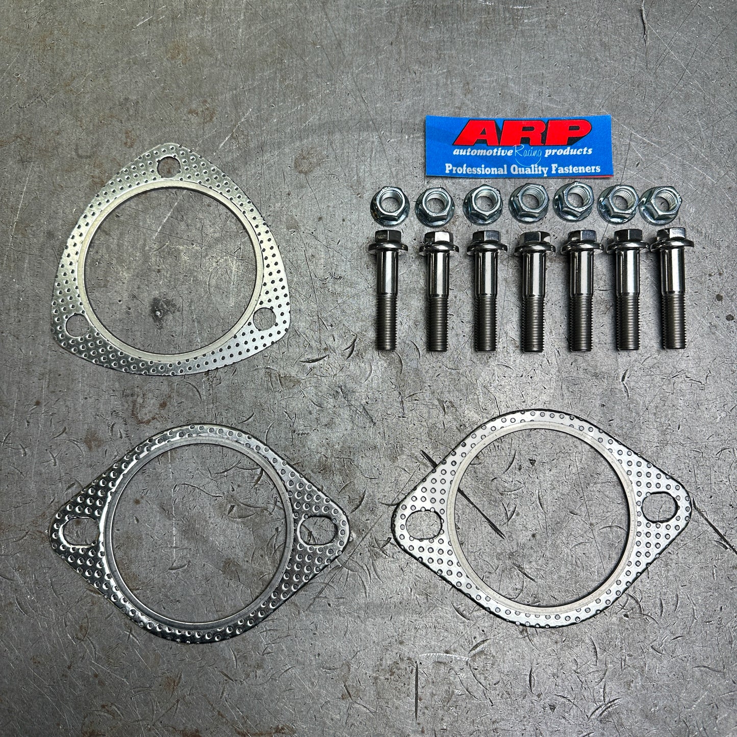ARP Stainless Exhaust Gasket Hardware Kit 3 inch (76mm) For Honda Civic Acura Integra