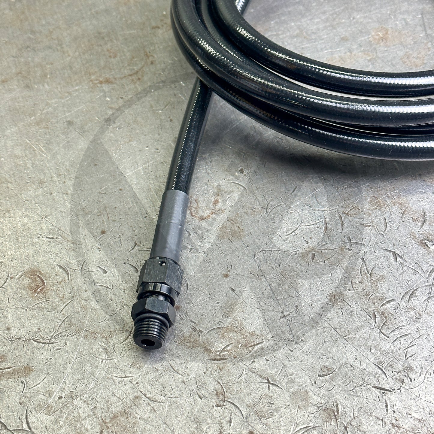 96-00 Civic E85 Compatible Black Stainless Steel Fuel Return Line | Regulator to Tank