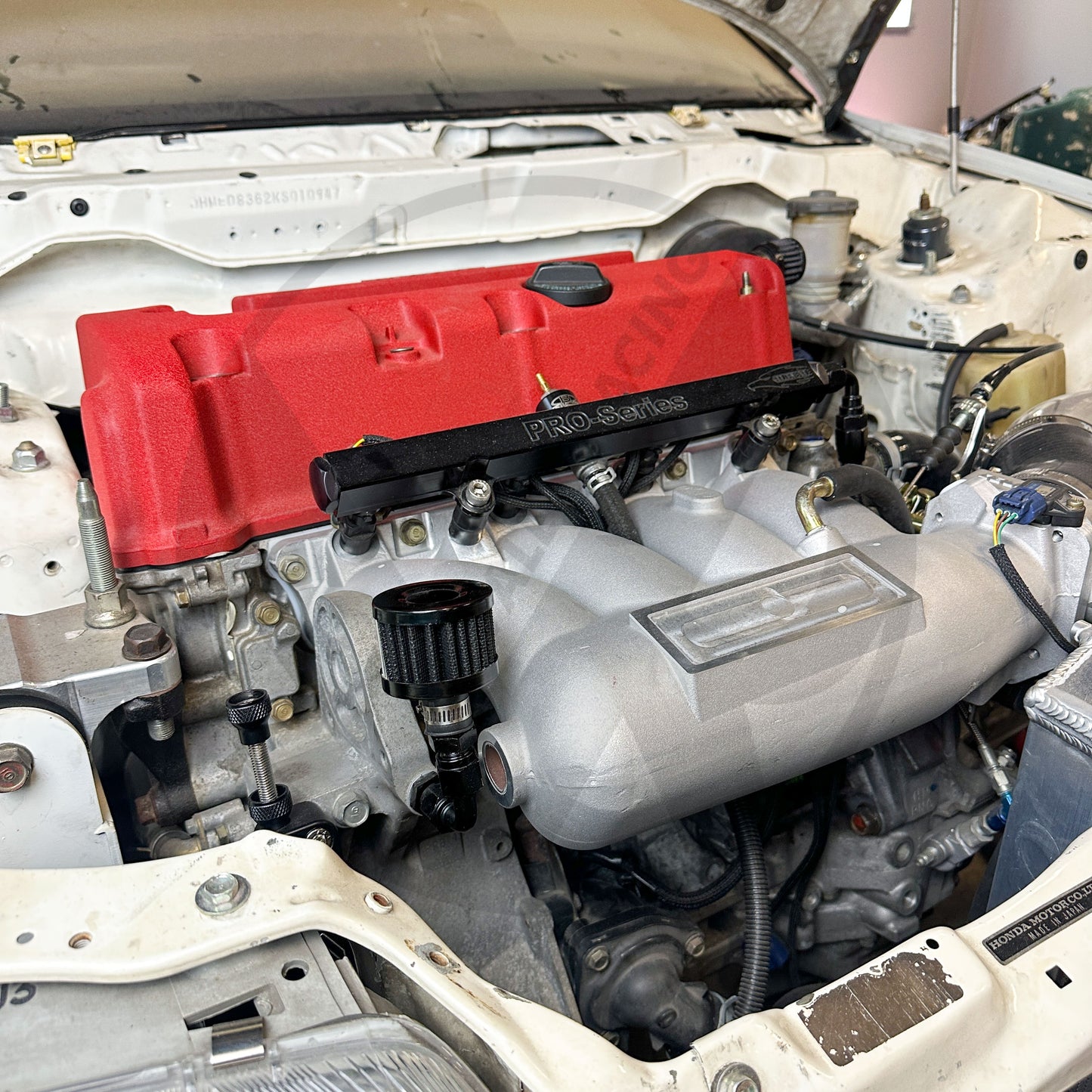 RBC Pro Clipped Ported Intake Manifold K20 K24 Swap 72mm Throttle Body Port