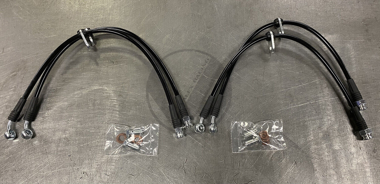 Stainless Steel Front and Rear Brake Line Replacement Kit 90-93 Acura Integra DA