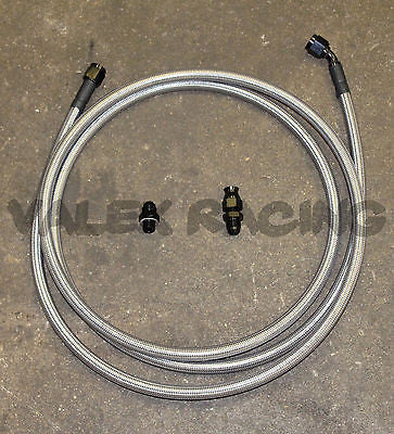 96-00 Civic Replacement Stainless Steel Fuel Feed Line Tank to Filter