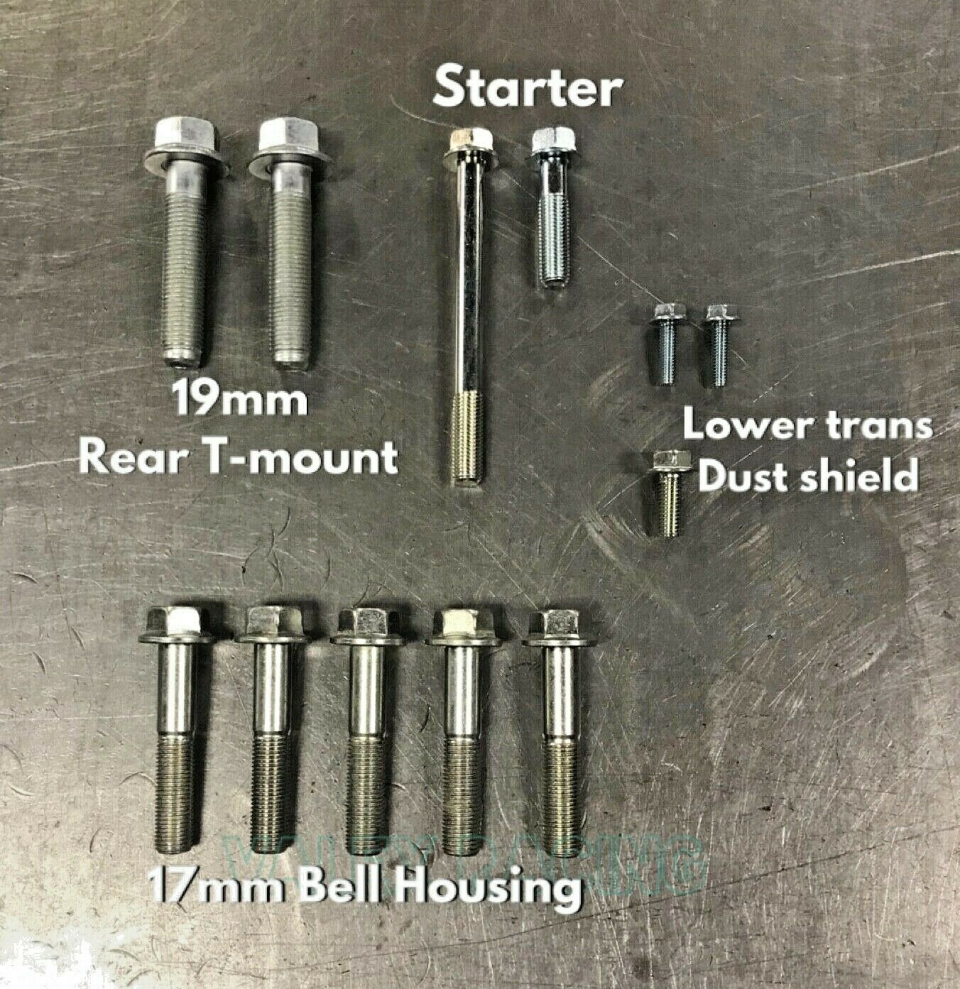B Series Honda Acura Transmission Bolt Kit Valex Racing