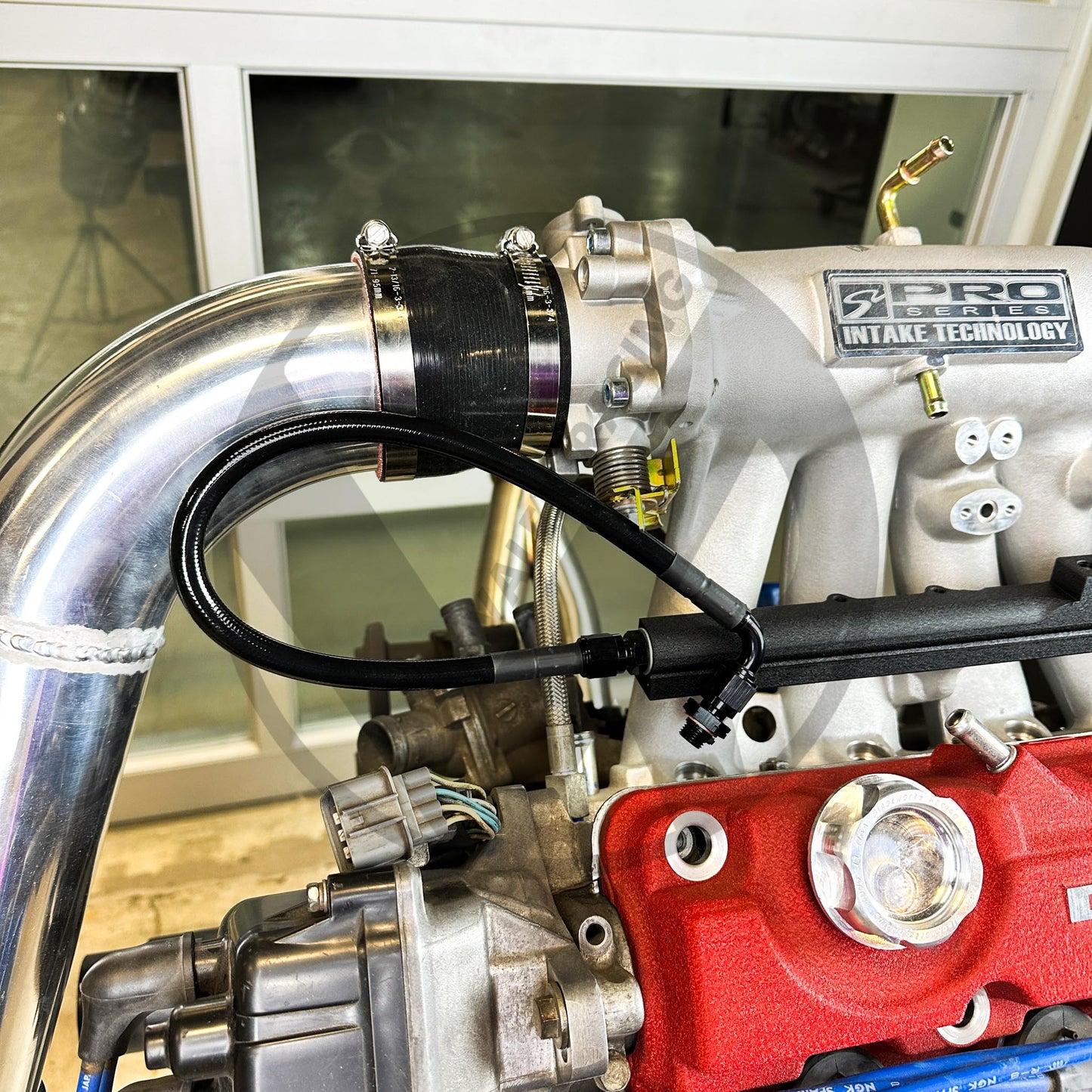 AEM Style Fuel Rail / Regulator / Fuel Return Line / Gauge Package for Honda B Series / EG / EK / DC / EF