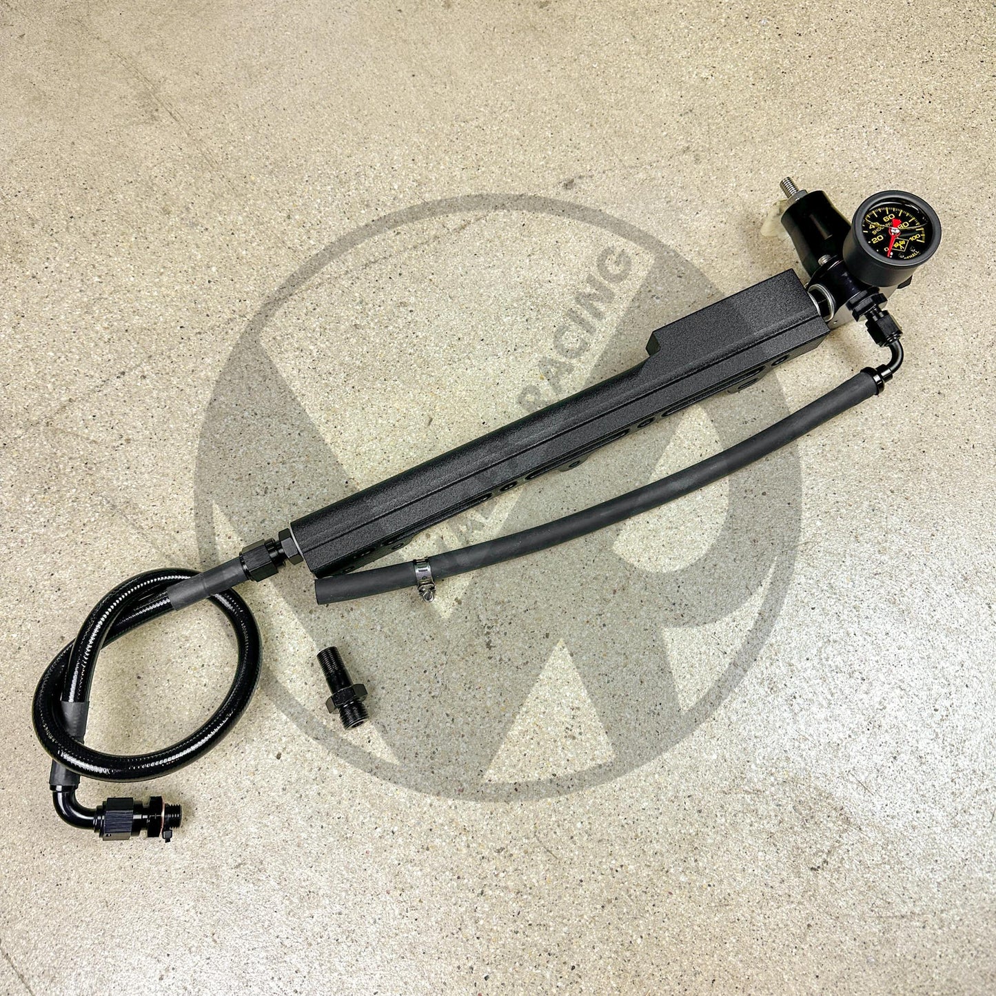 AEM Style Fuel Rail / Regulator / Fuel Return Line / Gauge Package for Honda D Series / EG / EK / EF