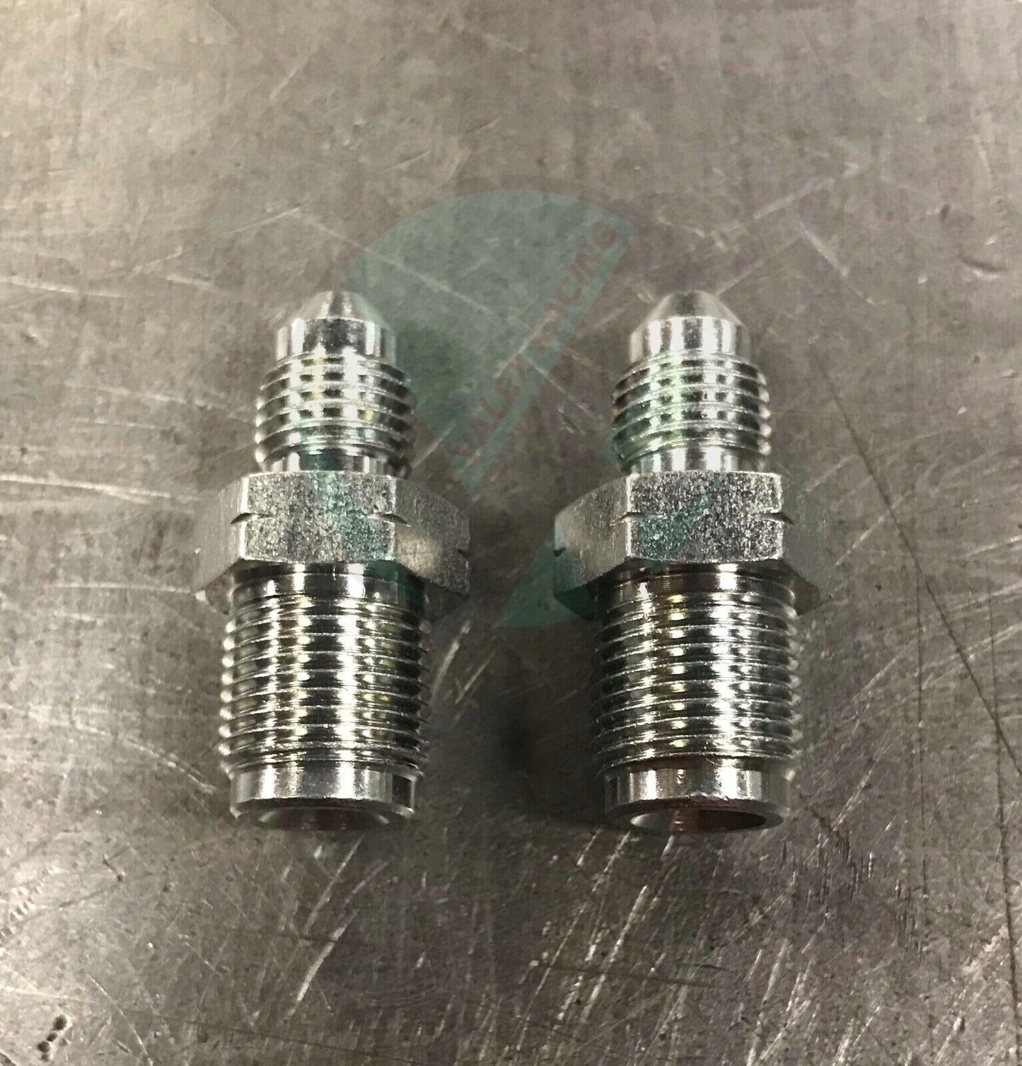 2 Steel Brake Adapter Fittings M12 x 1.0 (Metric 12mm) to 4AN -4 AN4