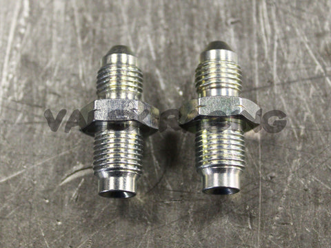 2 Steel Brake Adapter Fittings M10 x 1.0 (Metric 10mm) to 4AN -4 AN4