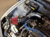 Black 4" (inch) Honda / Acura All Motor Through Headlight Race Intake - B Series EG EK