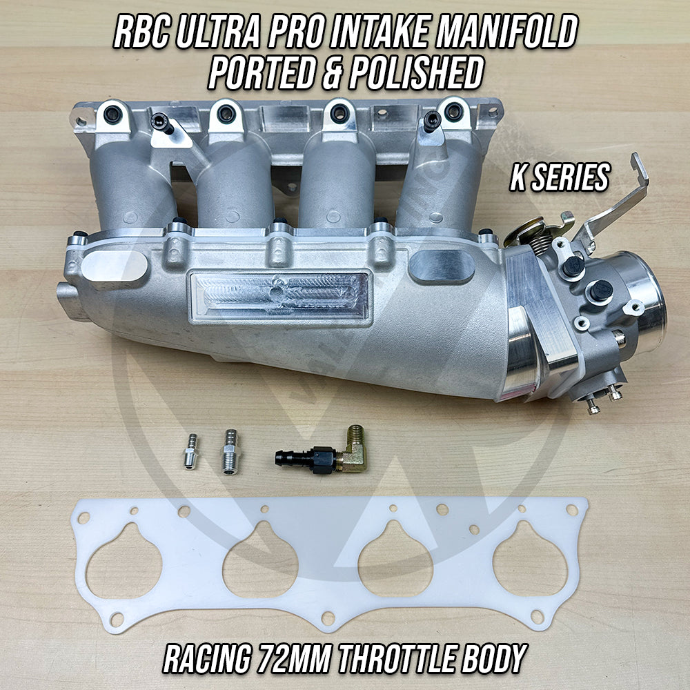 RBC ULTRA PRO Ported Intake Manifold 72mm Racing Throttle Body K20 K24