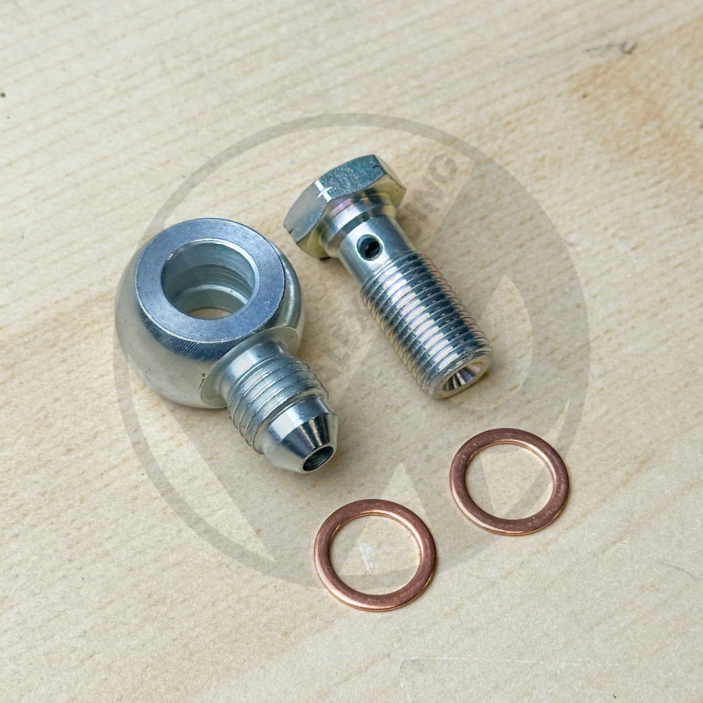 Steel THICK Banjo Bolt Fitting M10 x 1.0 (Metric 10mm) to 3AN -3 AN3