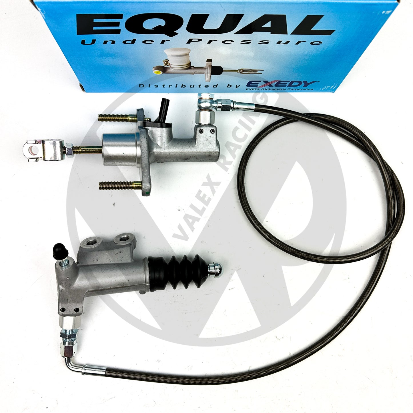 Bolt In EM2 Clutch Master Cylinder Kit Stainless line for 06-15 Honda Civic 1.8L