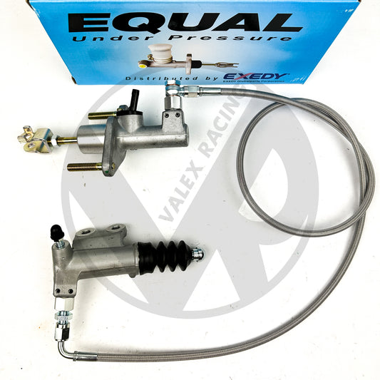 Bolt In EM2 Clutch Master Cylinder Kit Stainless line for 06-15 Honda Civic 1.8L