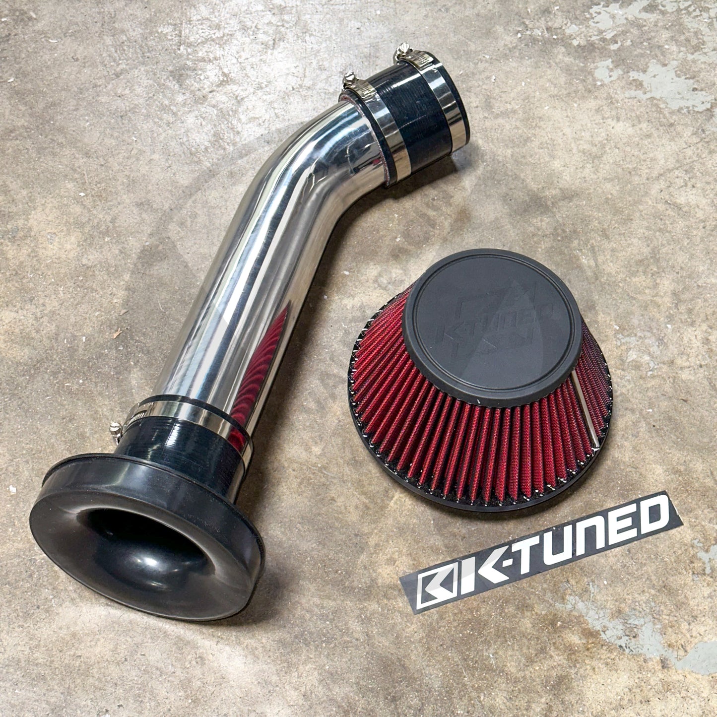 3" inch Air Intake K-Tuned Filter & Composite V Stack for Honda Civic Acura Integra w/Skunk2 Ultra Street Manifold