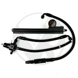 D Series Fuel Tuck System with Wrinkle Black Fuel Rail & K Tuned Filter for Honda Civic D16Y8 Y7 3 BOLT