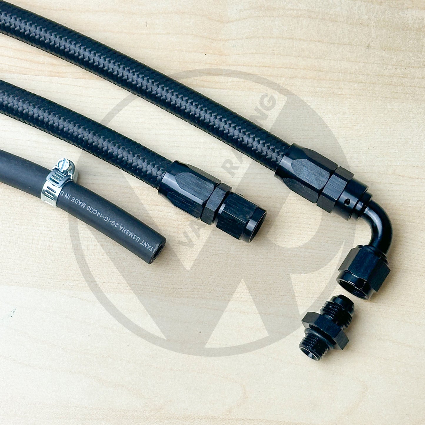 K Swap -6AN Black Fuel Line Kit with K20 / K24 for Honda Civic Acura Integra EG EK DC