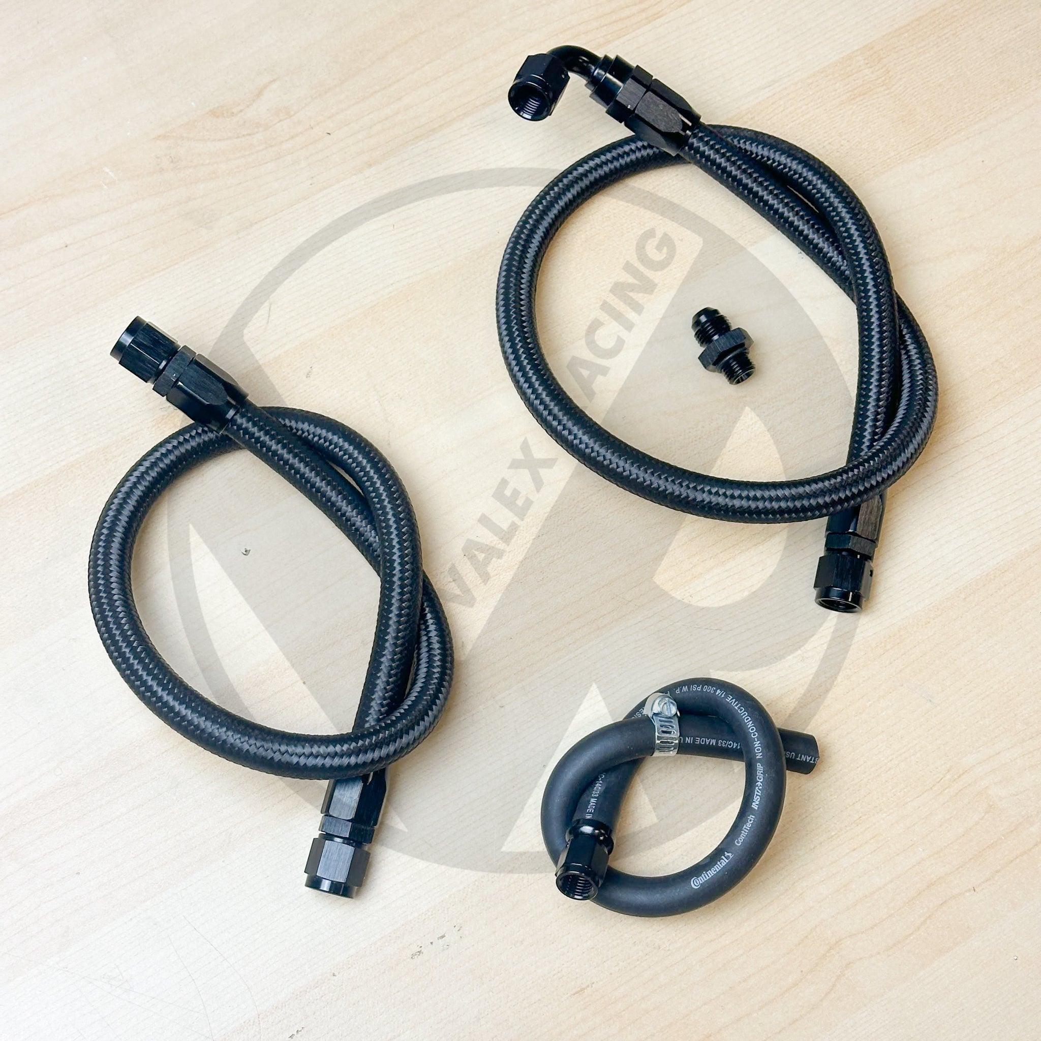 K Swap -6AN Black Fuel Line Kit with K20 / K24 for Honda Civic