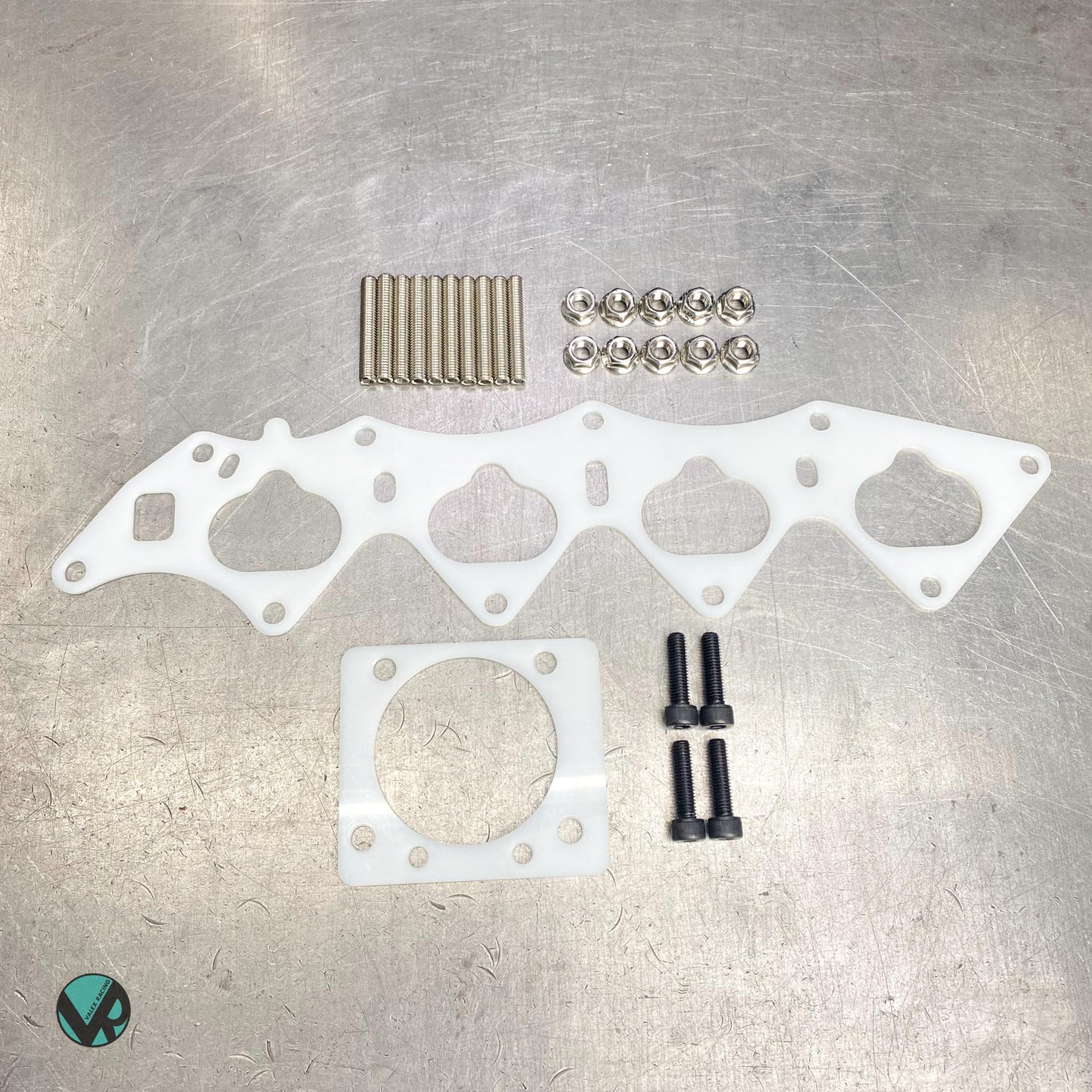Honda Acura Reusable Thermal Intake Manifold Gasket and Skunk2 Pro Series Throttle Body Gasket and Hardware B16 B18C5