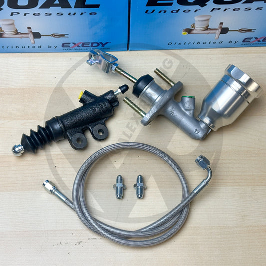 Exedy EM1 Clutch Master & Slave Cylinder w Billet Reservoir for 97-01 Honda CRV