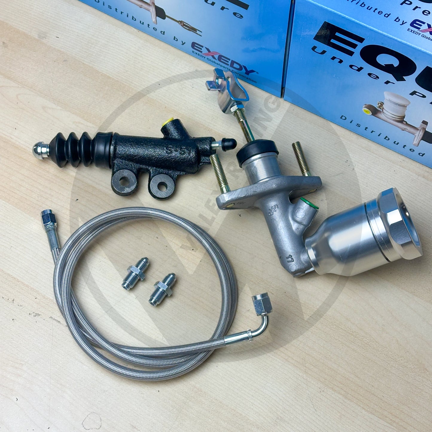Exedy EM1 Clutch Master & Slave Cylinder w Billet Reservoir for 97-01 Honda CRV