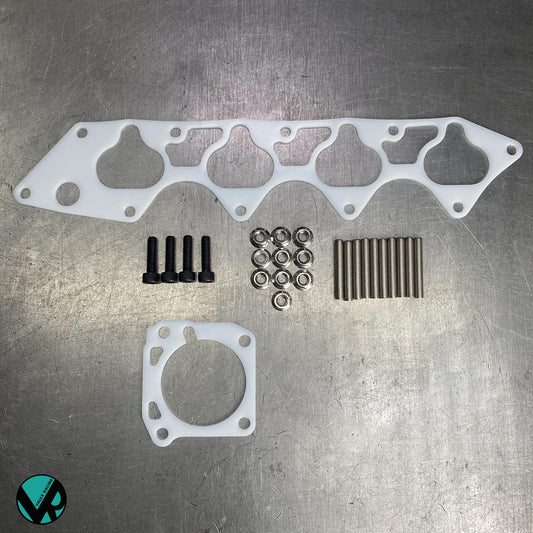 Honda Acura Reusable Thermal Intake Intake Manifold and Throttle Body Gaskets With Hardware B18C B18C1