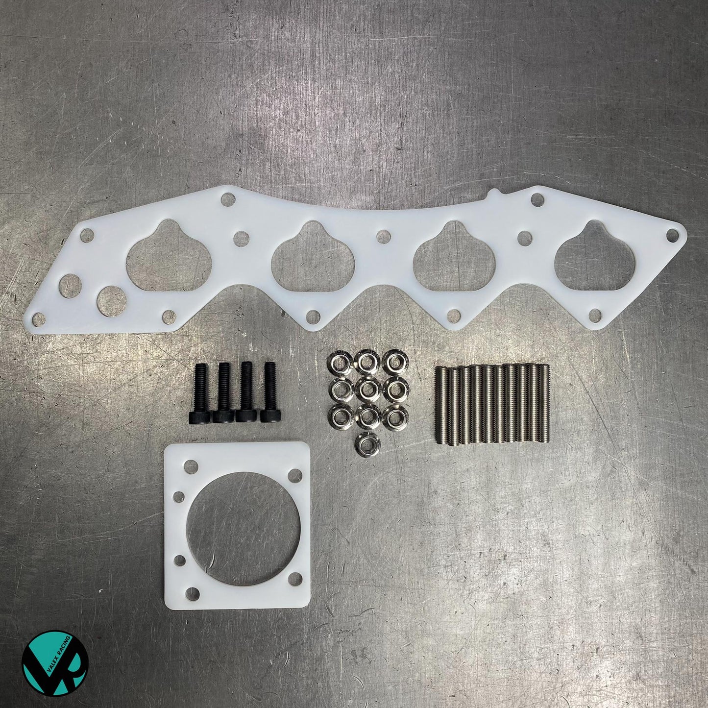 Honda Acura Reusable Thermal Intake Manifold Gasket and Skunk2 Pro Series Throttle Body Gasket and Hardware B18A B18B B20