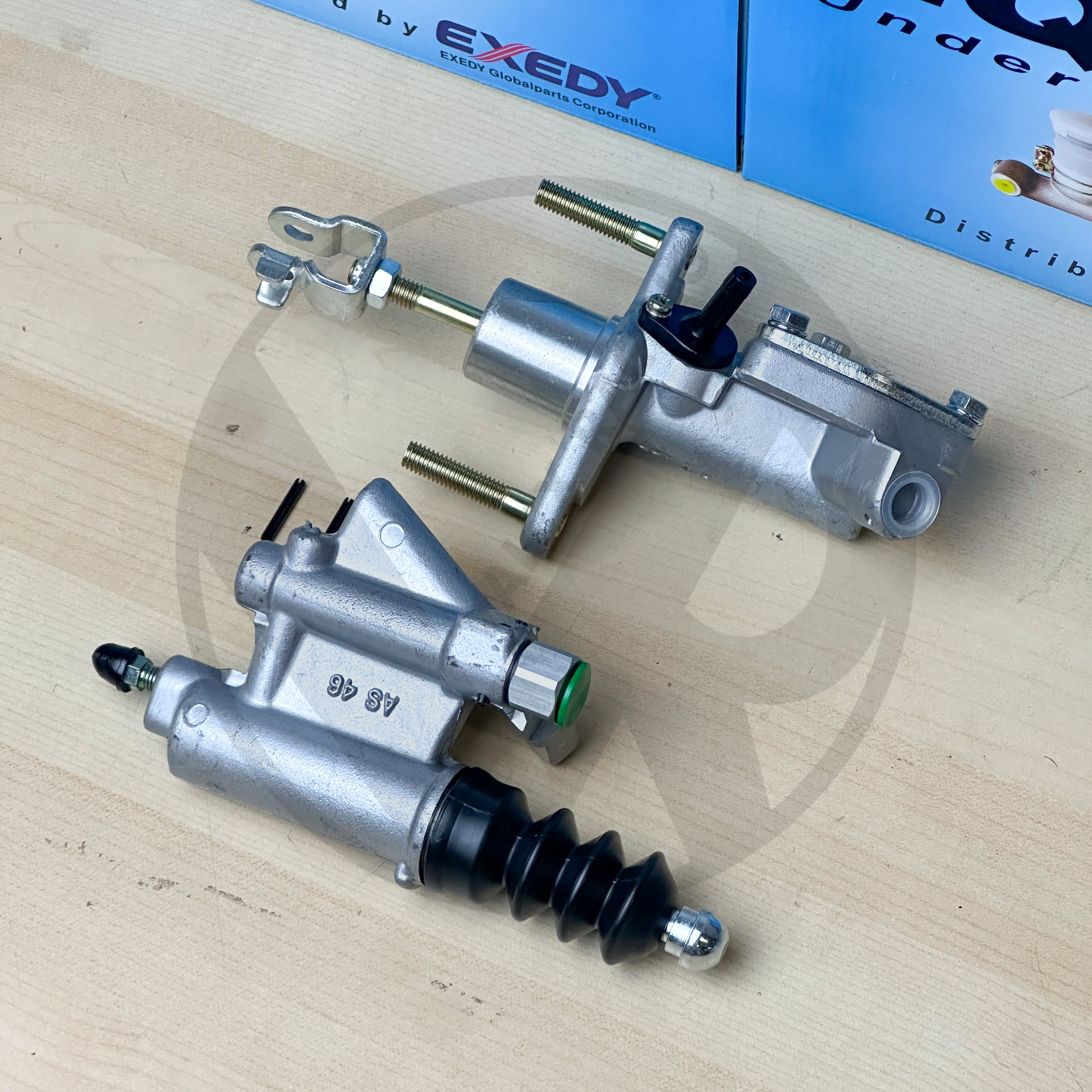 【廃盤】ROCK DESIRE / SLAVE MASTER 1.2セット Exedy Master CMC Slave Cylinder w Gunmetal Clutch Line For 06-11