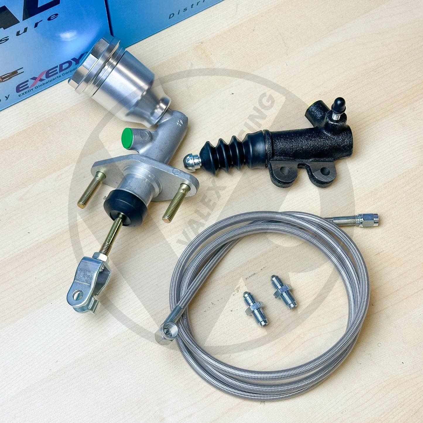 Exedy EM1 Clutch Master Cylinder Kit w Billet Reservoir For 92-01 Honda Prelude