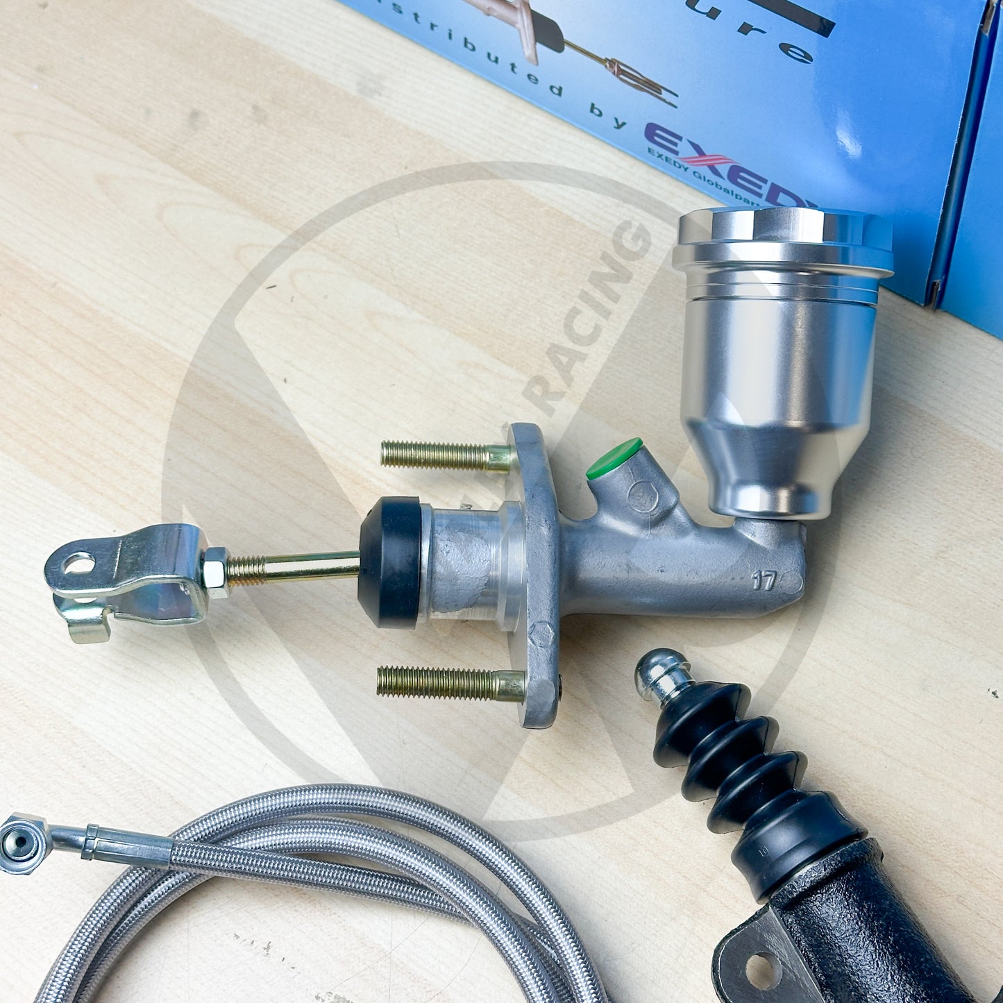 Exedy EM1 Clutch Master Cylinder Kit w Billet Reservoir For 92-01 Honda Prelude