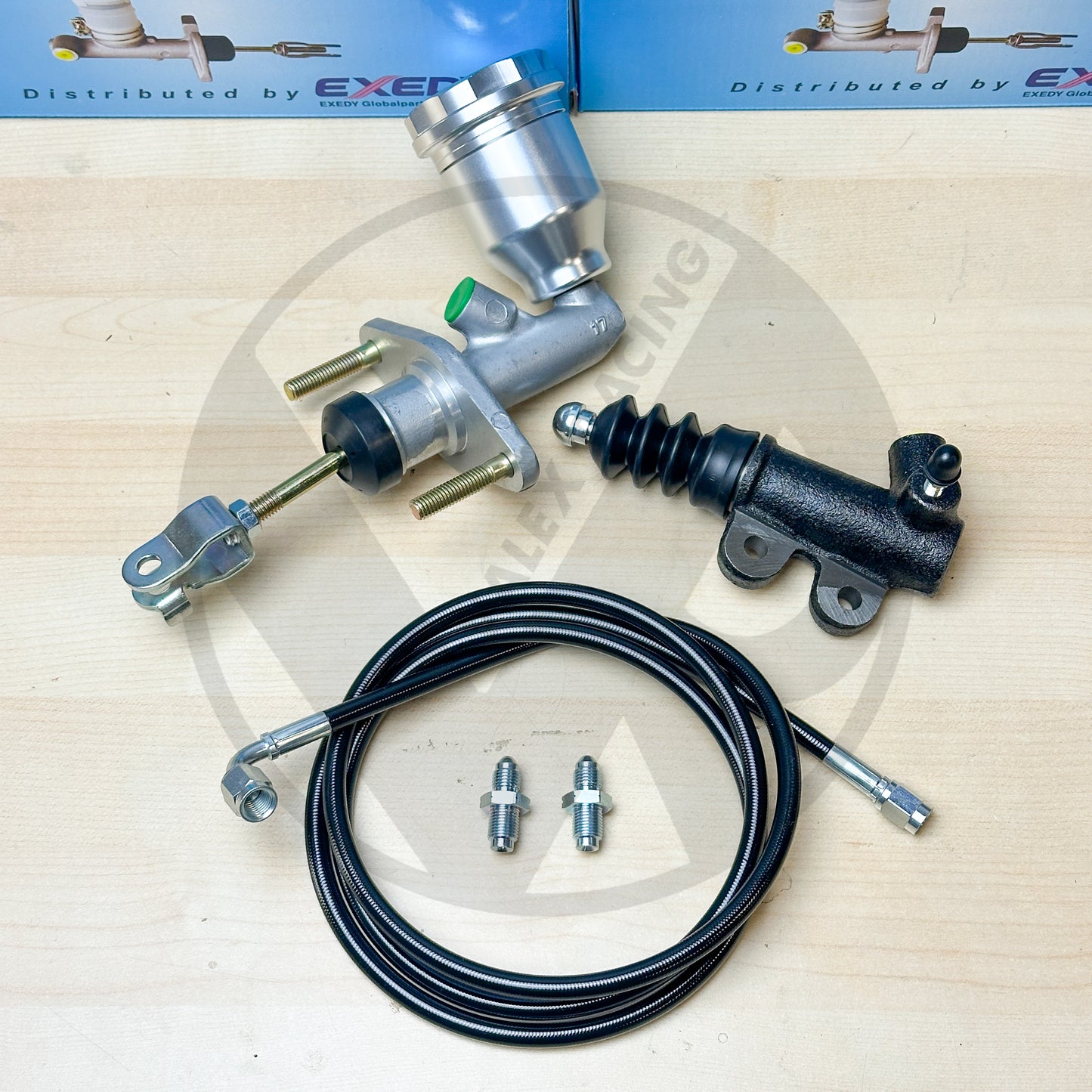 Exedy EM1 Clutch Master Cylinder Kit w Billet Reservoir For 92-01 Honda Prelude