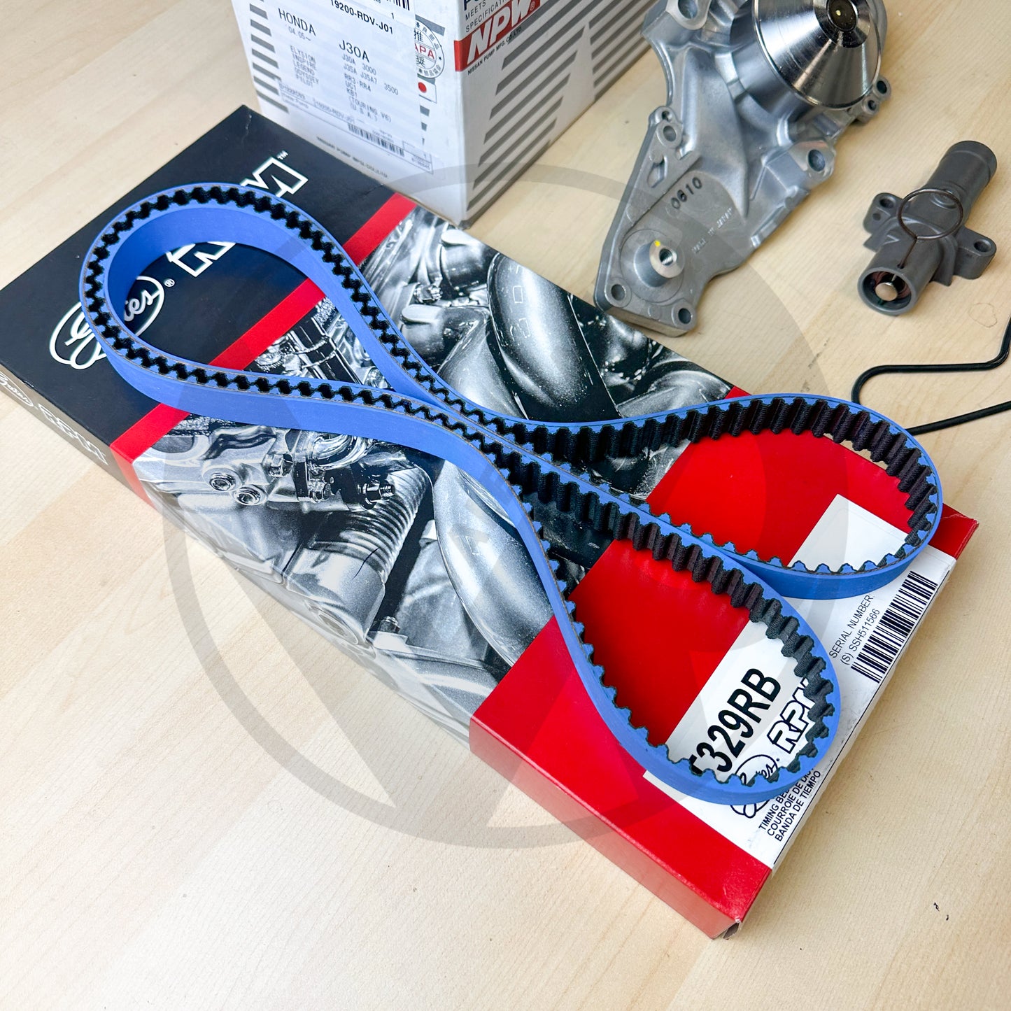 Gates Racing T329RB Timing Belt Kit for Honda Acura J Series Engine