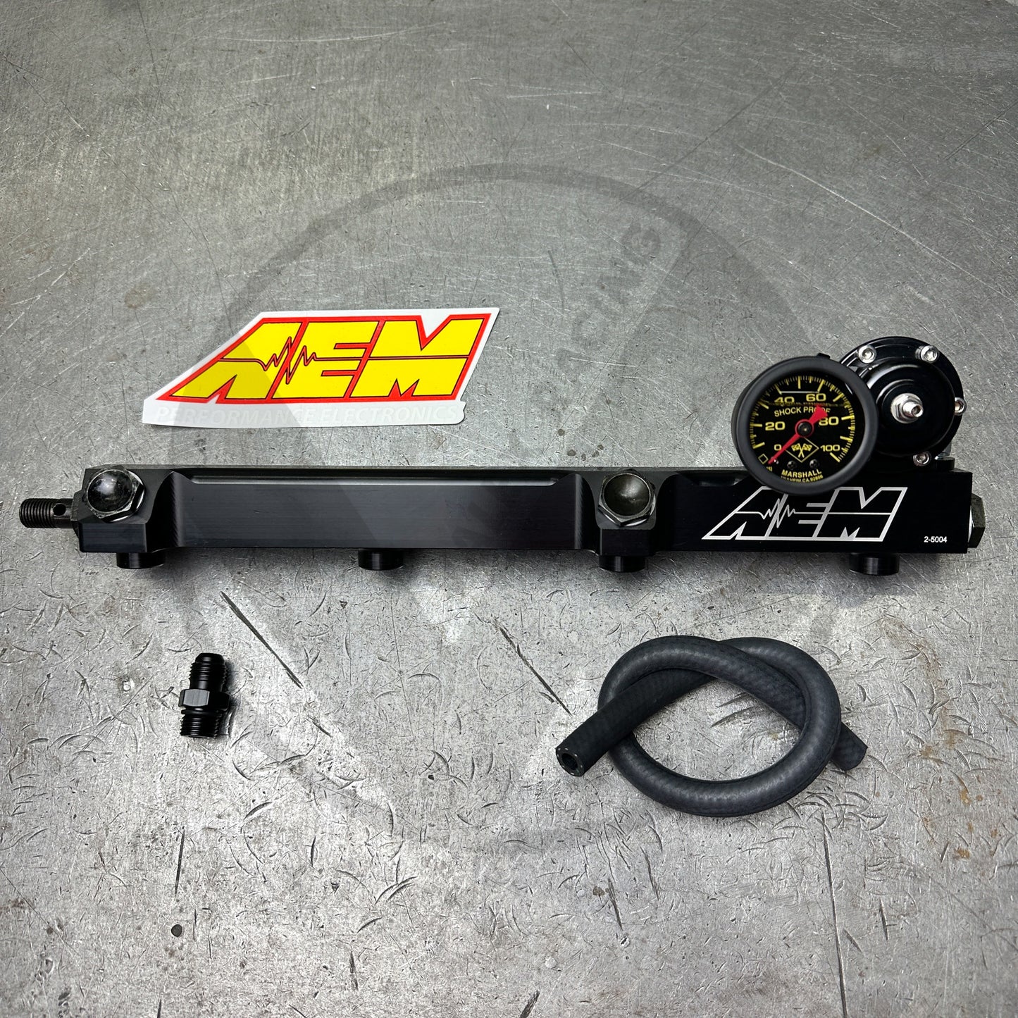 H/F Series AEM Fuel Rail kit with AEM Style Regulator for Honda Acura H22/3 F22