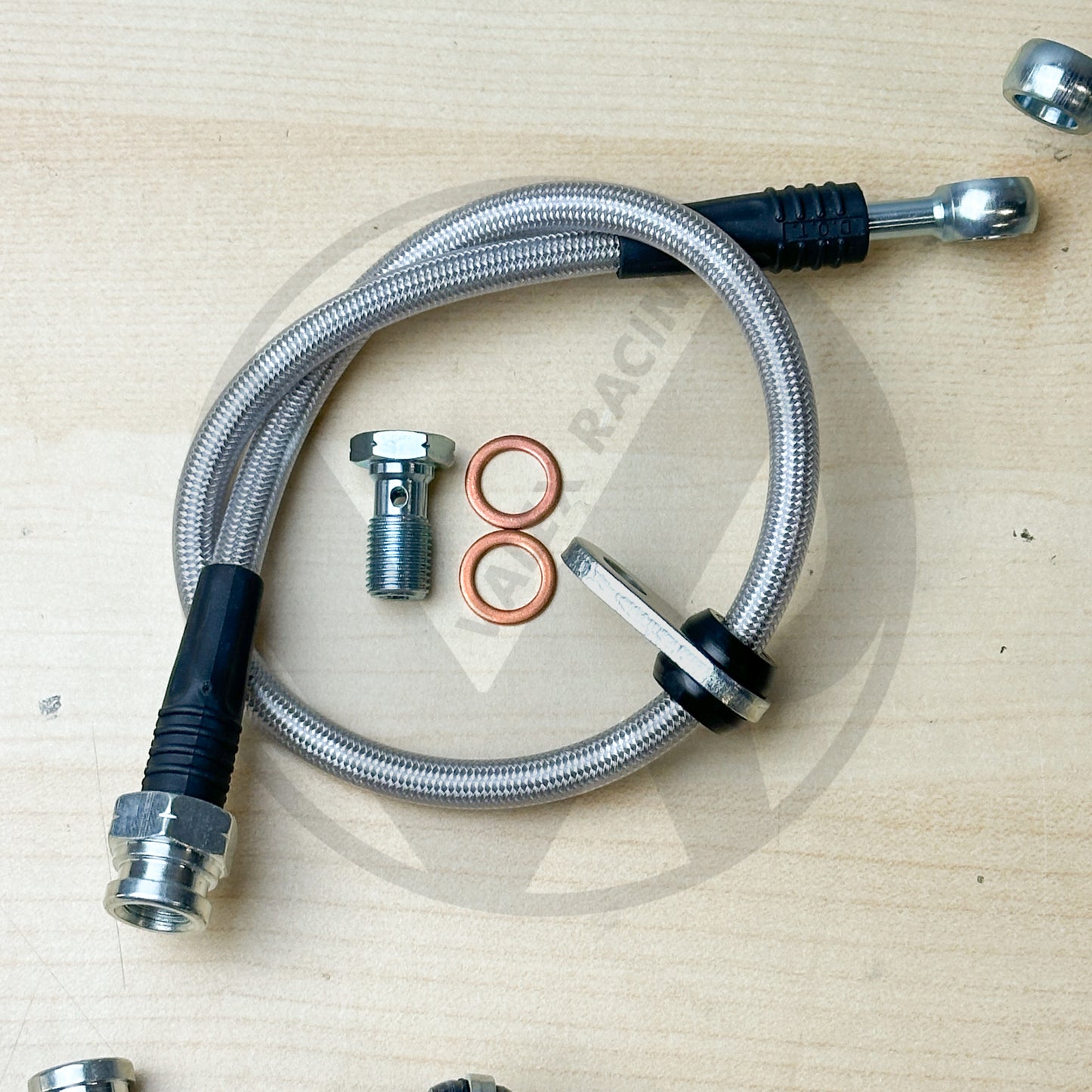 Stainless Steel Front and  Rear Brake Line Replacement Kit 98-02 Honda Accord