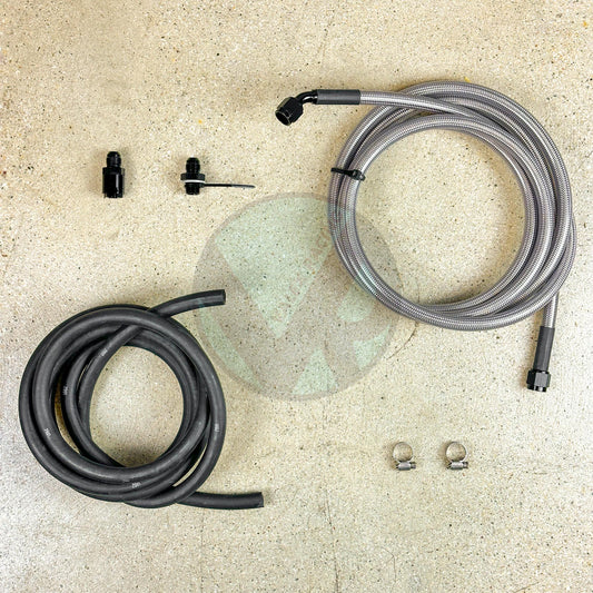 96-01 Honda CRV Replacement Stainless Steel Fuel Feed Line & Rubber Return