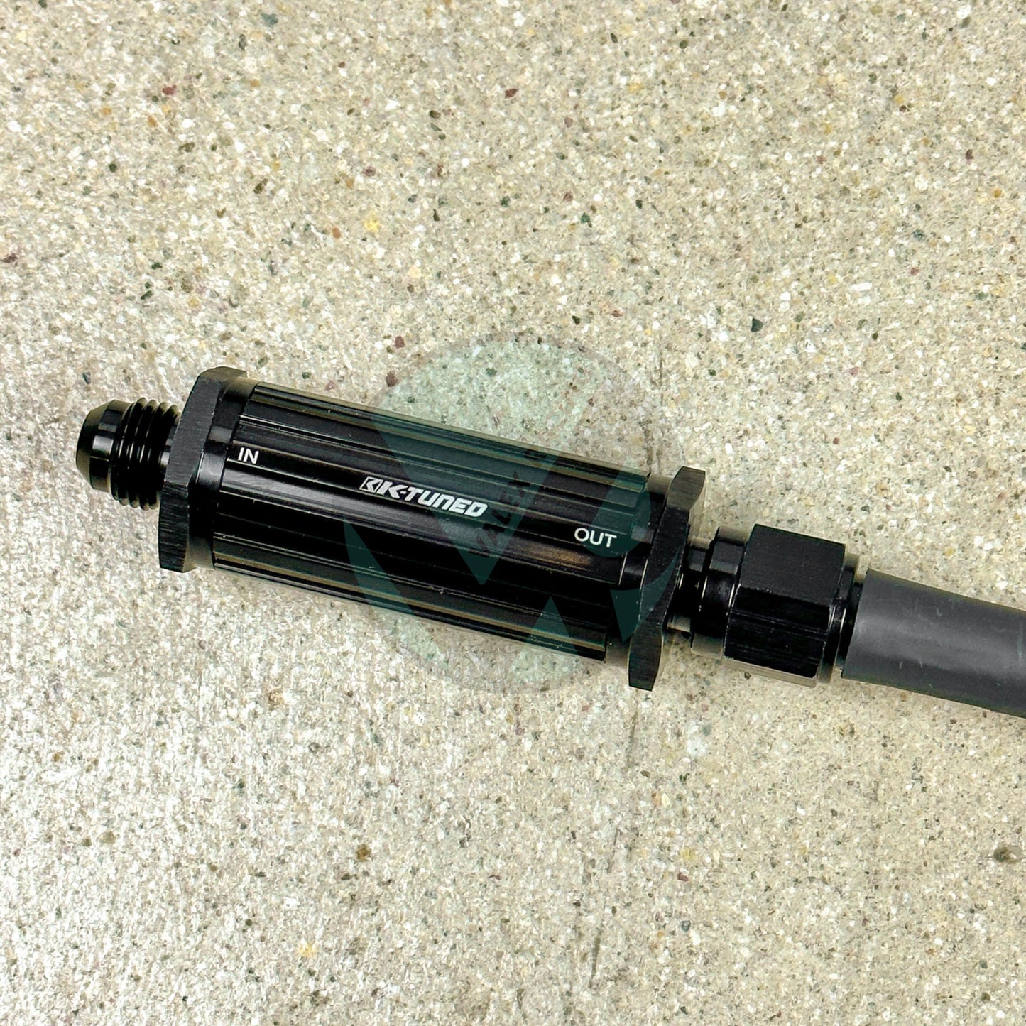 94-01 Acura Integra DC2 Tucked Stainless Steel Fuel Feed Line System K-Tuned Filter -6 Silver