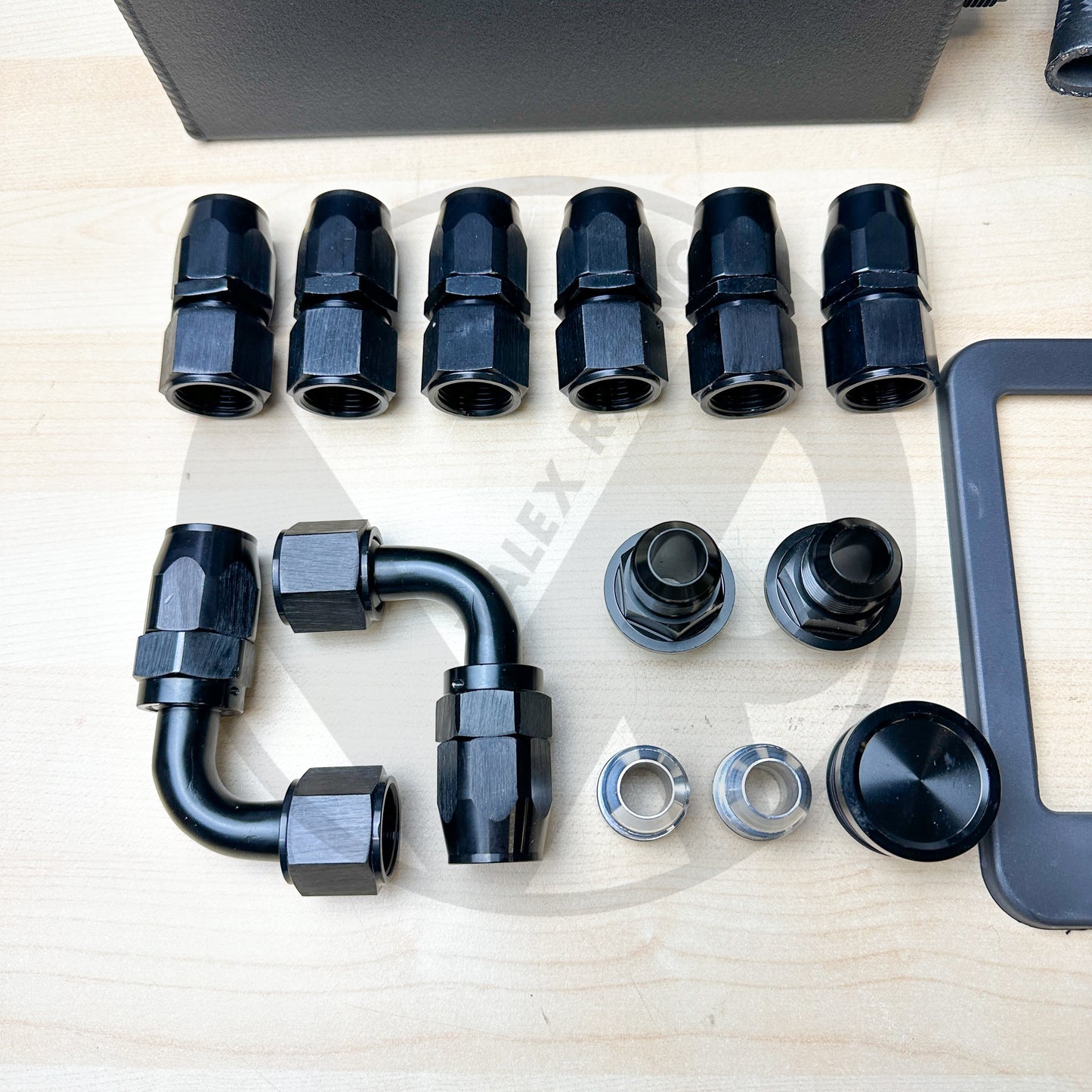 Blackworks Racing Oil Catch Can Kit 10AN Braided  (Race Breather Box)