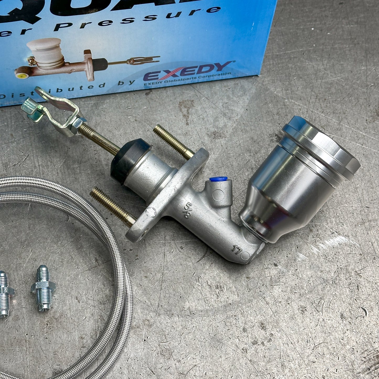 Exedy EM1 Clutch Master Cylinder Upgrade w Billet Res for 92-01 Honda Prelude