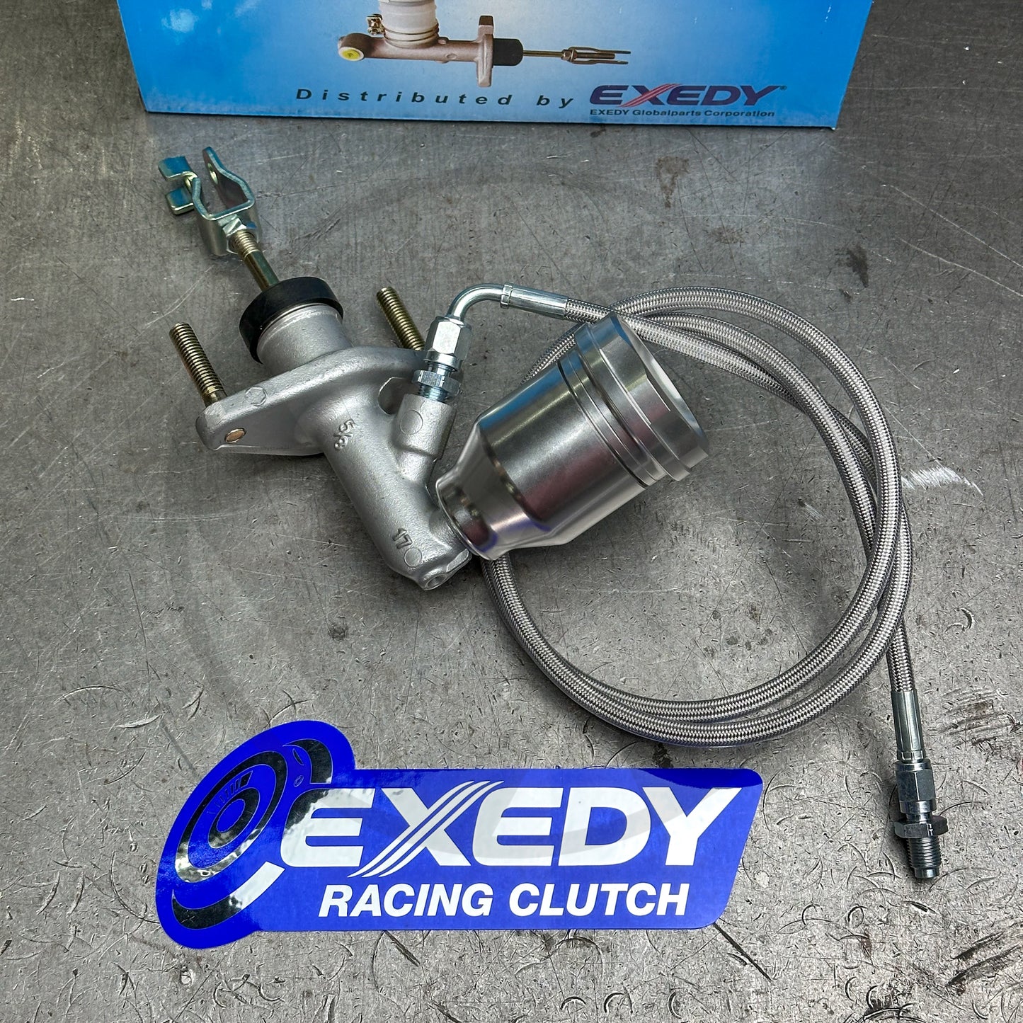 Exedy EM1 Clutch Master Cylinder Upgrade w Billet Res for 92-01 Honda Prelude