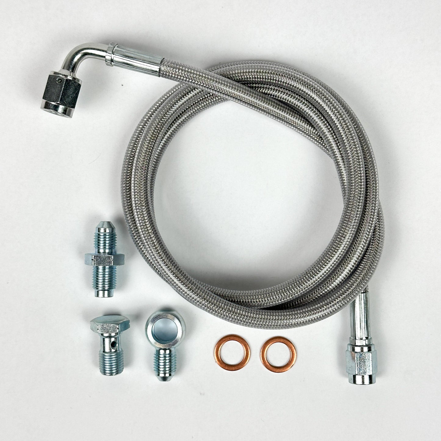 03-11 Honda Element Stainless Steel Clutch Hose Replacement Line (7 Colors Available)