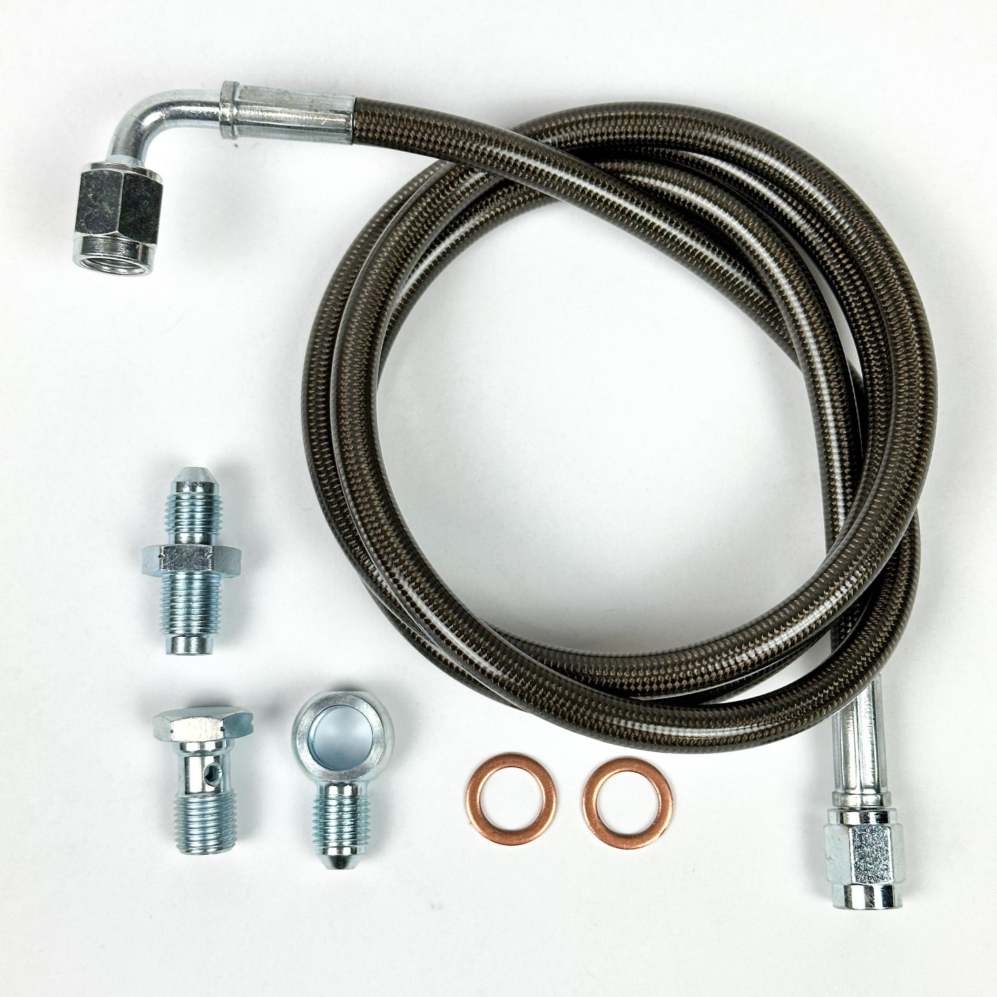 02-06 Honda CRV Stainless Steel Clutch Hose Replacement Line (7 Colors Available)