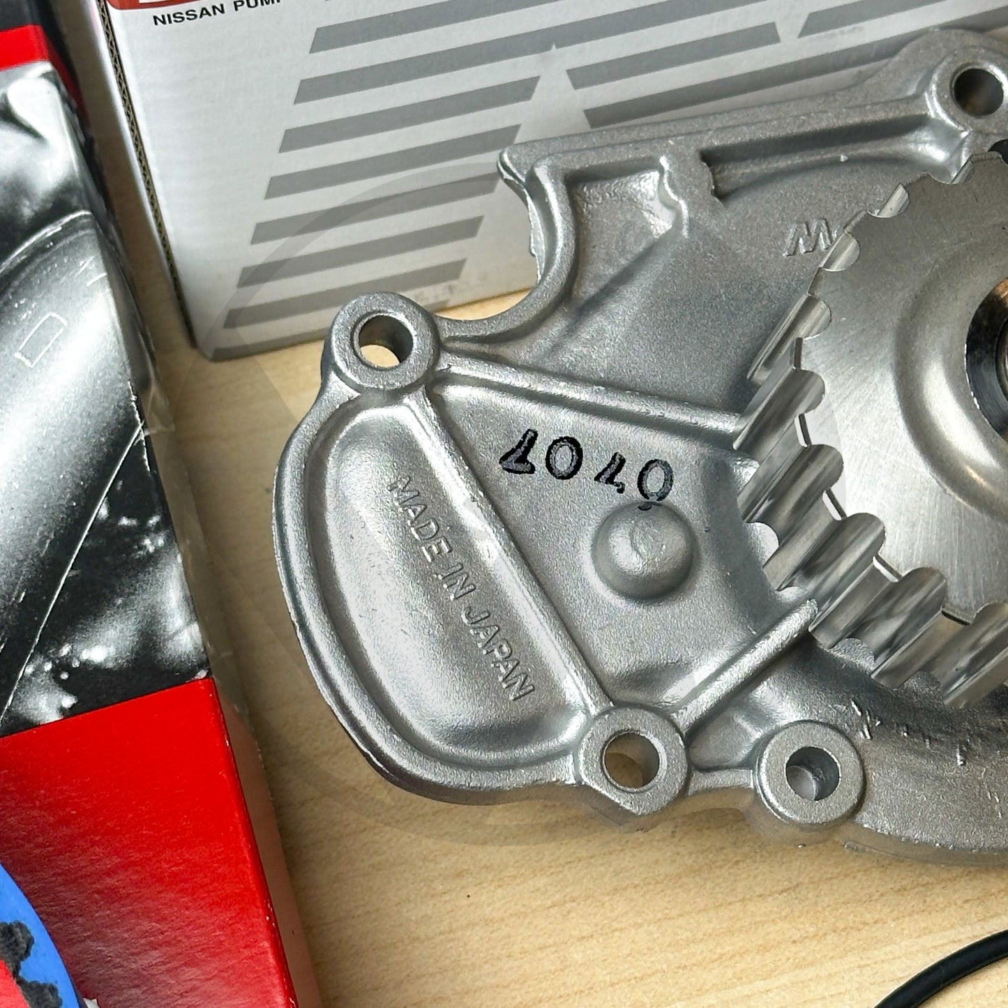 Gates Racing T226RB Timing Belt & NPW Japan Water Pump For Honda H22 H23 DOHC VTEC