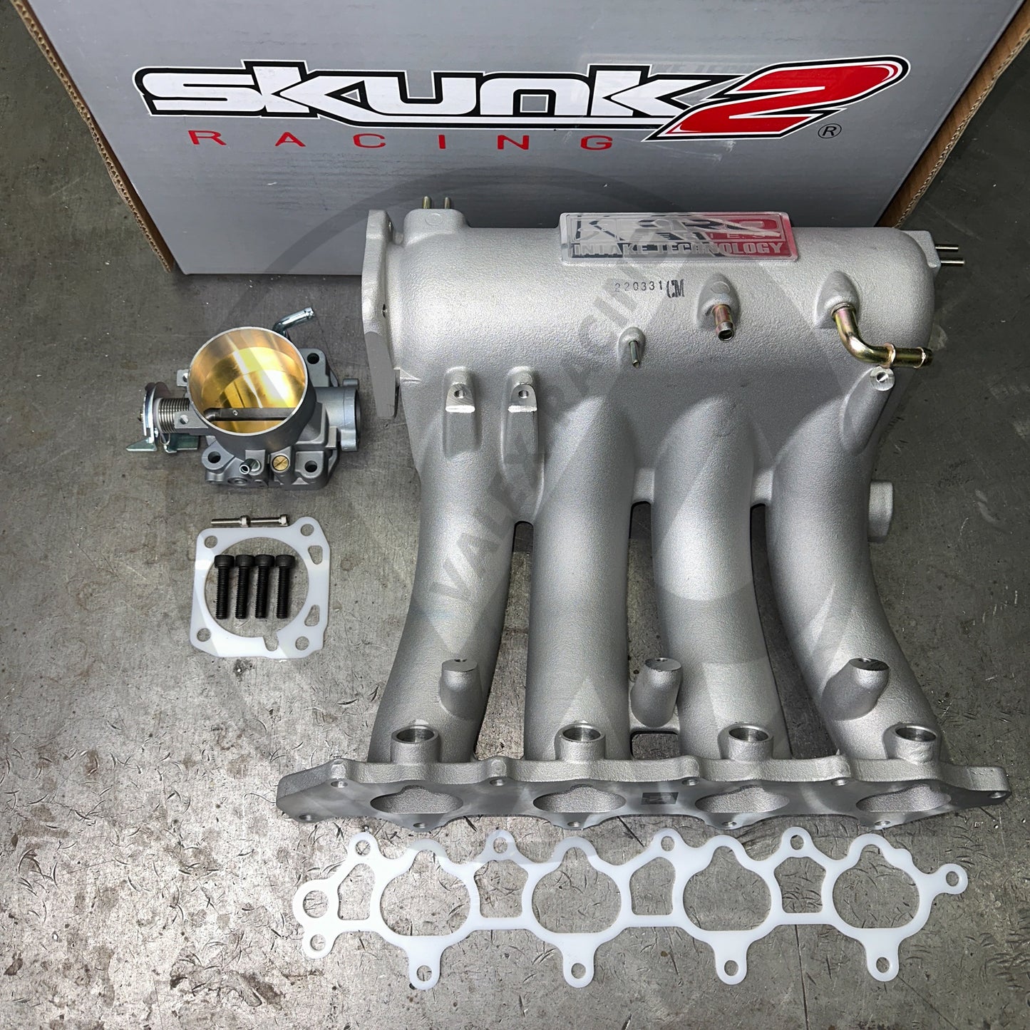 Skunk2 Pro Intake Manifold & 70mm Cast Throttle Body for Honda H / F Series H22 F20B