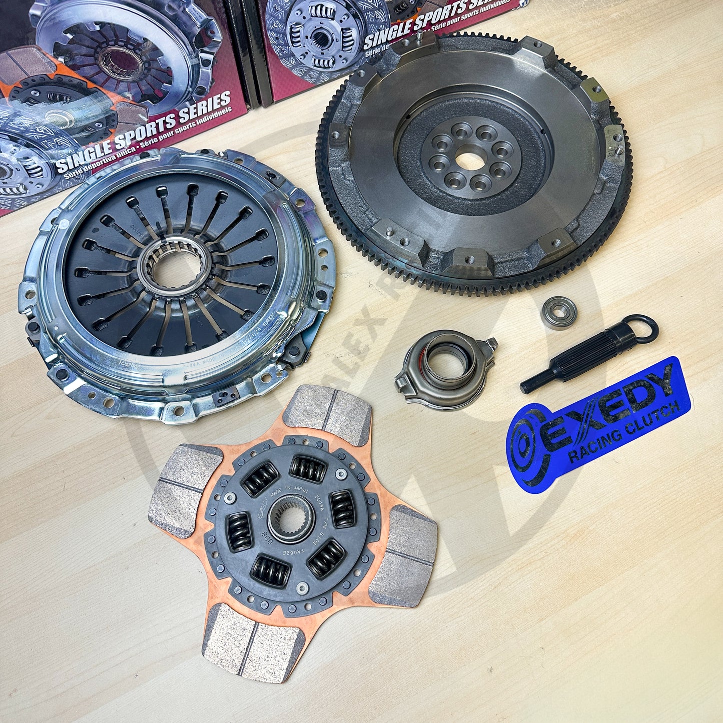 EXEDY Stage 2 Clutch & OEM Flywheel Kit for 2004-2021 Subaru WRX STI 2.5L