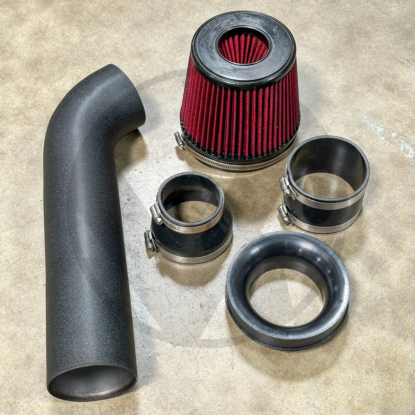 4" Inch Air Intake with Skunk2 Filter for Honda Civic Acura Integra B16 B18 D16 (Optional V-Stack Upgrade)