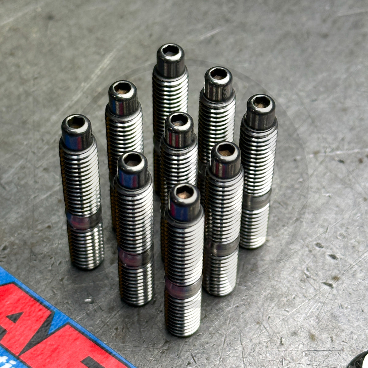 ARP 9PC Stainless Steel Exhaust Manifold Studs & 6pt Nuts for Honda B/D/H Series
