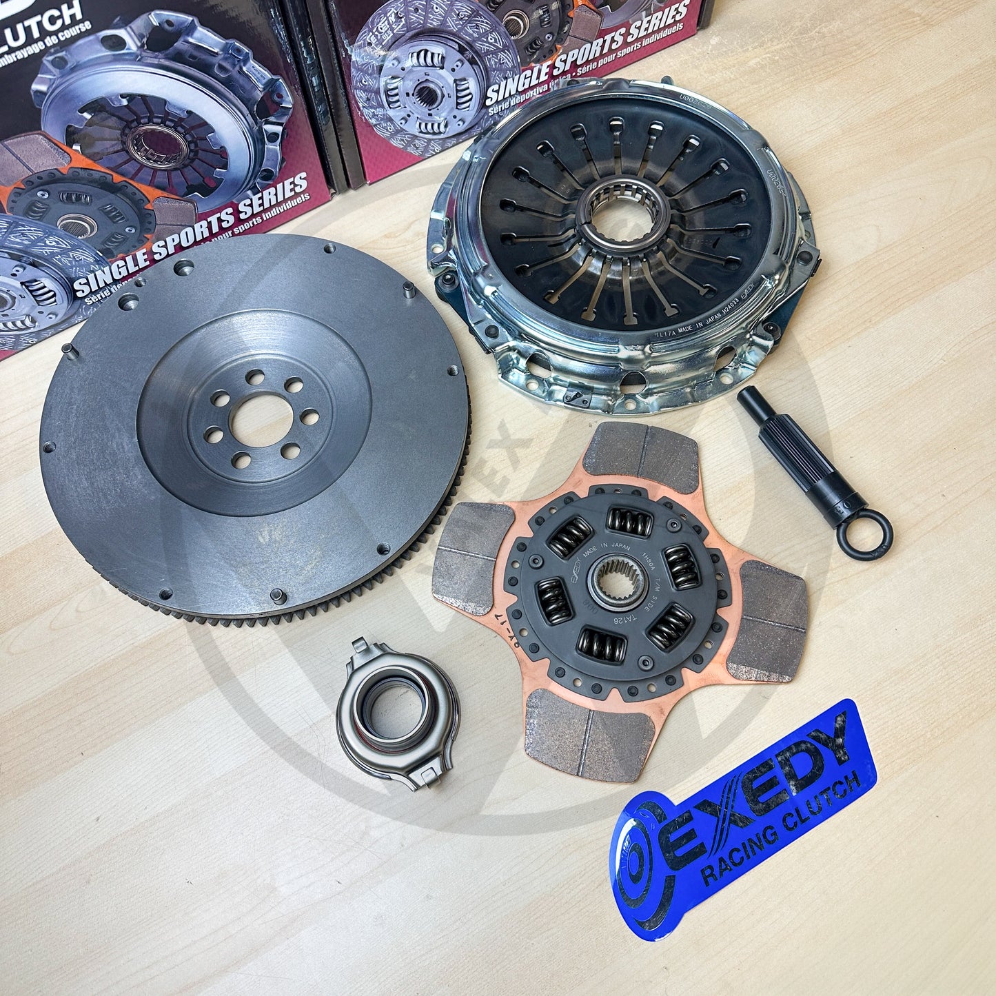 EXEDY Stage 2 Clutch & OEM Flywheel Kit for 08-15 Mitsubishi Lancer Evo X