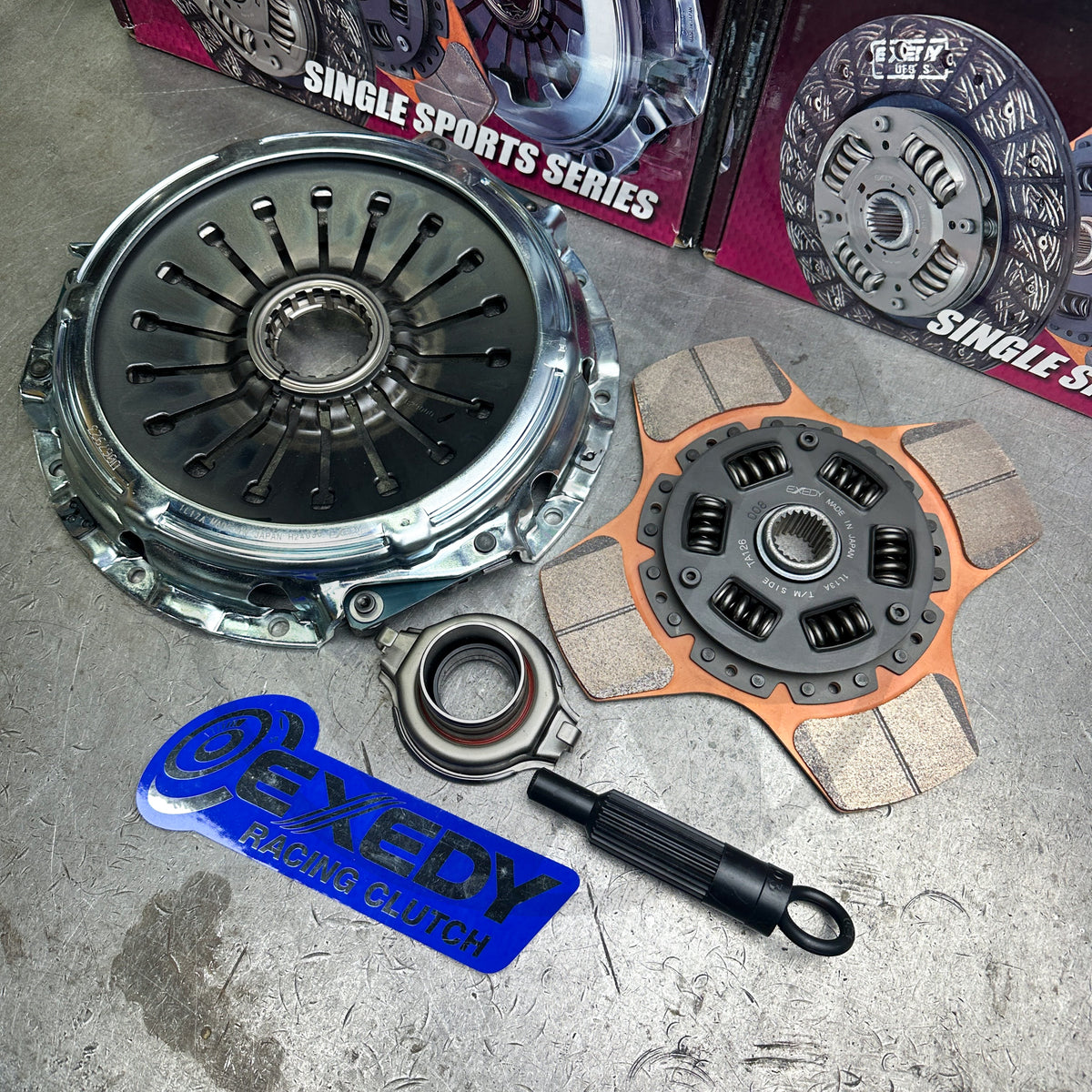 EXEDY Racing Stage 2 Clutch Kit for 03-06 Lancer Evolution Evo 8/9 4G63 05952