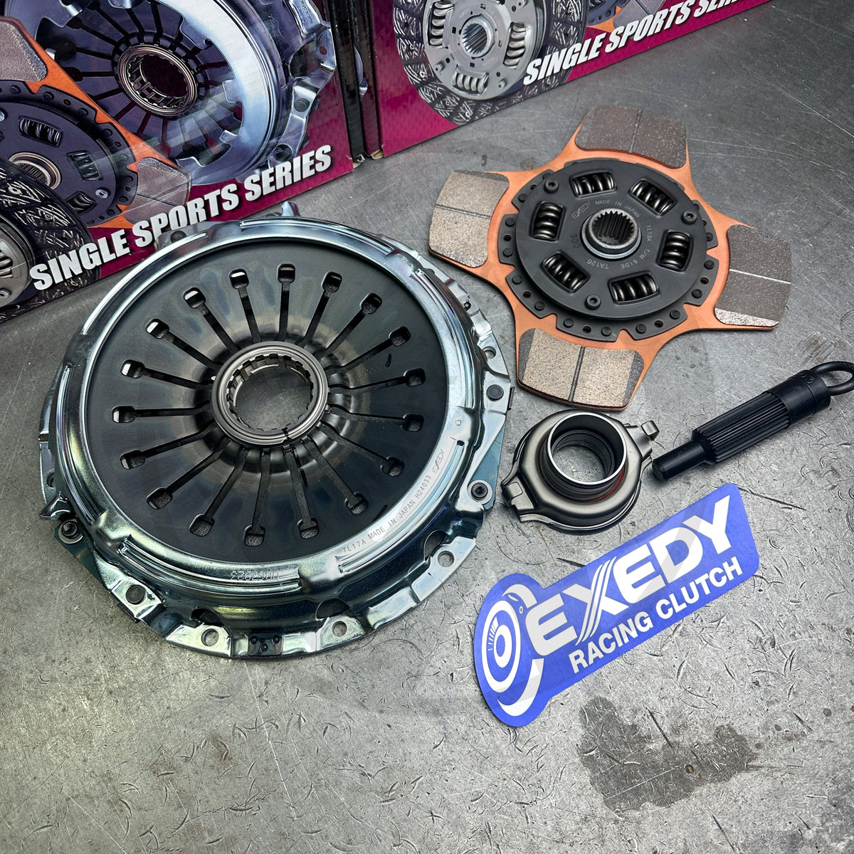 EXEDY Racing Stage 2 Clutch Kit for 03-06 Lancer Evolution Evo 8/9 4G63 05952