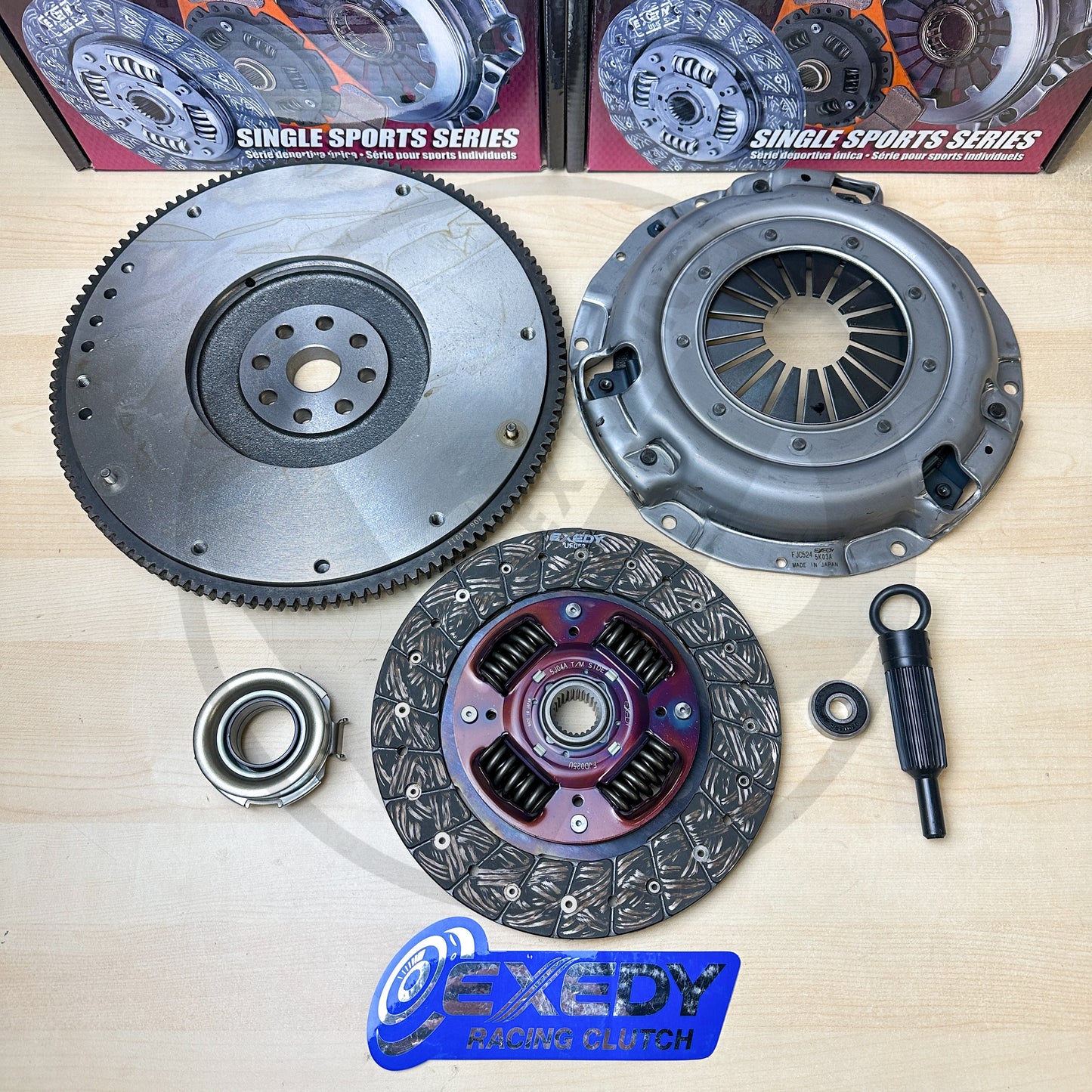 EXEDY Stage 1 Clutch & OEM Flywheel Kit for 99-12 Subaru Impreza Base 2.5L