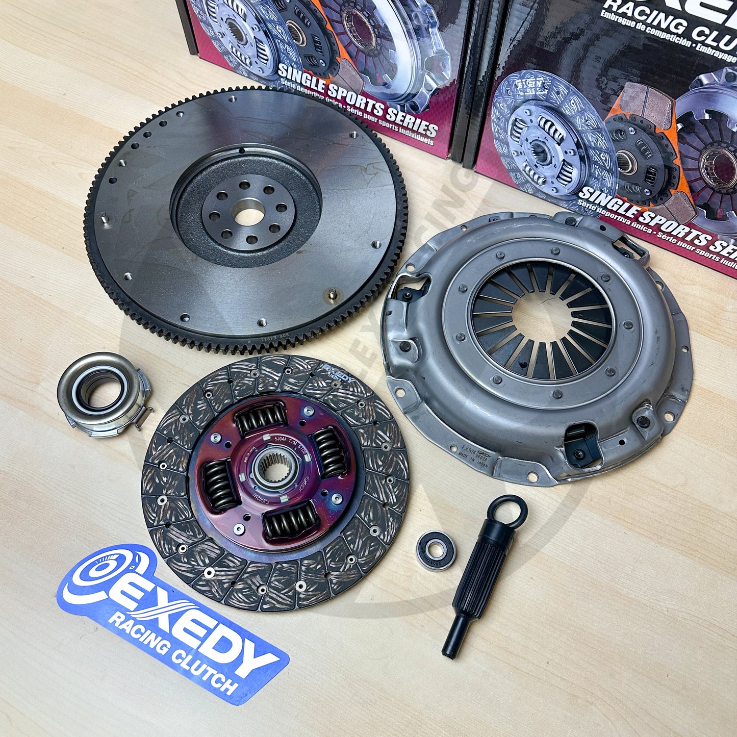 EXEDY OEM Clutch & OEM Flywheel Kit for 99-12 Subaru Impreza Base 2.5L